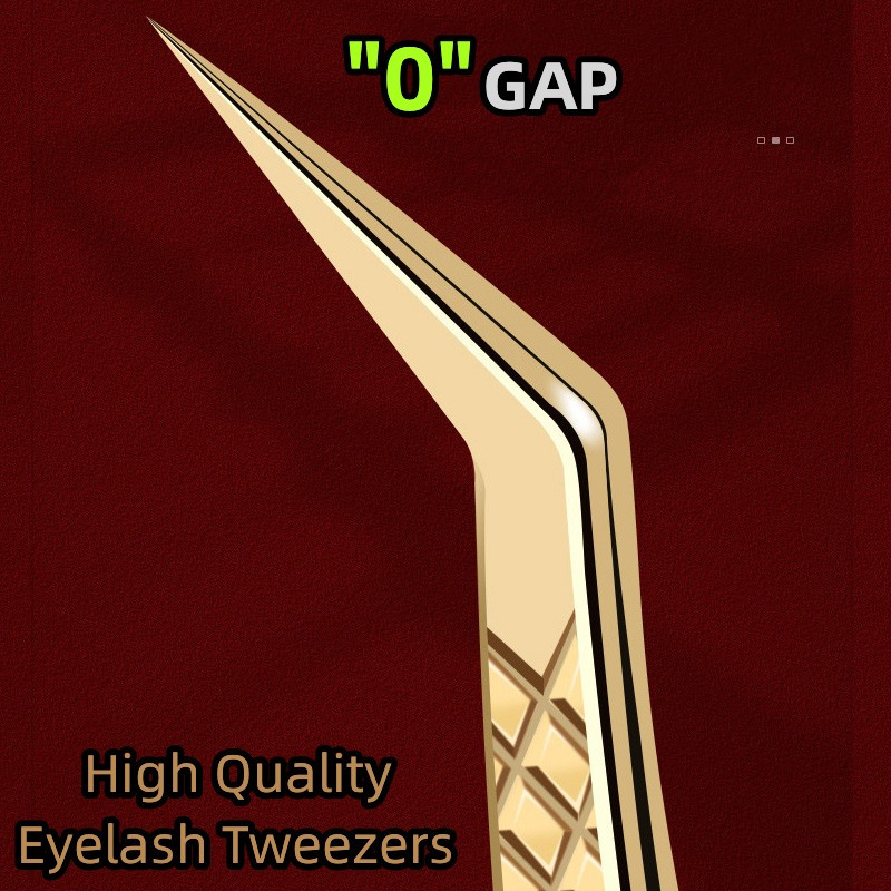 Pinceta za obožavatelje ekstenzija umjetnih trepavica Kliješta za obrve Nail Art štipaljke od 90 stupnjeva Profesionalni alati za izradu volumena