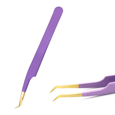 AILEISHI Βλεφαρίδες Tweezers από ανοξείδωτο ατσάλι Superhard Tweezers Αντιστατικό Tweezers υψηλής ακρίβειας για Εργαλεία επέκτασης βλεφαρίδων