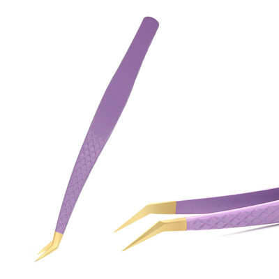 AILEISHI Βλεφαρίδες Tweezers από ανοξείδωτο ατσάλι Superhard Tweezers Αντιστατικό Tweezers υψηλής ακρίβειας για Εργαλεία επέκτασης βλεφαρίδων