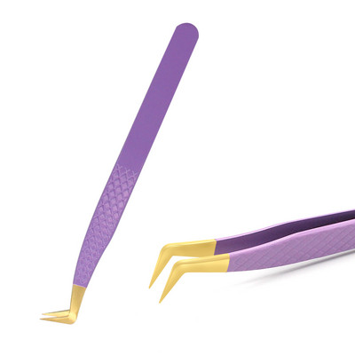 AILEISHI Βλεφαρίδες Tweezers από ανοξείδωτο ατσάλι Superhard Tweezers Αντιστατικό Tweezers υψηλής ακρίβειας για Εργαλεία επέκτασης βλεφαρίδων