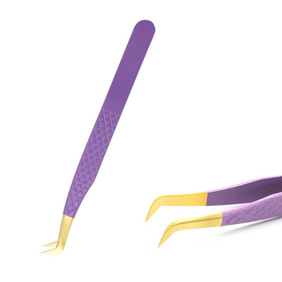 AILEISHI Βλεφαρίδες Tweezers από ανοξείδωτο ατσάλι Superhard Tweezers Αντιστατικό Tweezers υψηλής ακρίβειας για Εργαλεία επέκτασης βλεφαρίδων