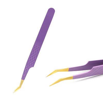 AILEISHI Βλεφαρίδες Tweezers από ανοξείδωτο ατσάλι Superhard Tweezers Αντιστατικό Tweezers υψηλής ακρίβειας για Εργαλεία επέκτασης βλεφαρίδων
