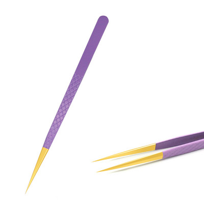 AILEISHI Βλεφαρίδες Tweezers από ανοξείδωτο ατσάλι Superhard Tweezers Αντιστατικό Tweezers υψηλής ακρίβειας για Εργαλεία επέκτασης βλεφαρίδων