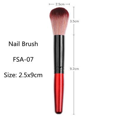 Küünetolmupintsel Maniküür Ilu Nail Art Pintsel Põsepuna Puudripintslid Mood UV Geelküüned Dekoratsioon Meik Aksessuaarid Tööriistad