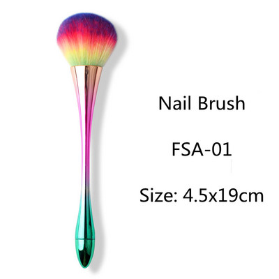 Küünetolmupintsel Maniküür Ilu Nail Art Pintsel Põsepuna Puudripintslid Mood UV Geelküüned Dekoratsioon Meik Aksessuaarid Tööriistad