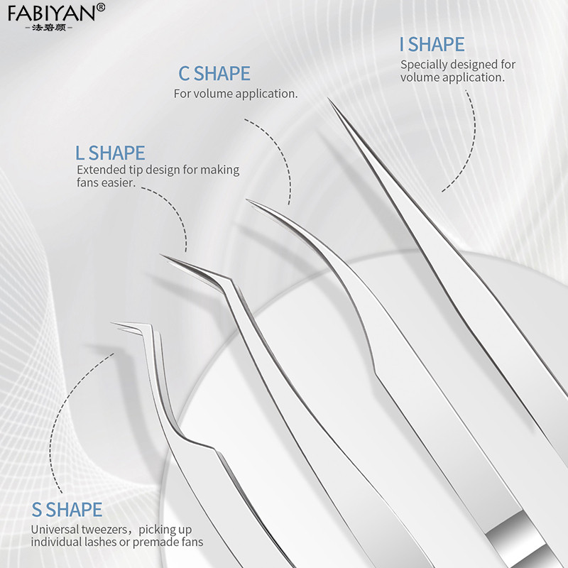 Τσιμπιδάκια για βλεφαρίδες υψηλής ακρίβειας Επεκτάσεις από ανοξείδωτο ατσάλι Εργαλεία βλεφαρίδων για καλλιτέχνες βλεφαρίδων