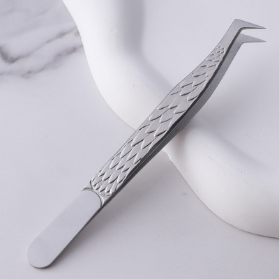 1 τεμάχιο Lashes Tweezers Eyelash Extension Clip από ανοξείδωτο ατσάλι για ανεμιστήρες όγκου αντιολισθητικές λαβίδες νυχιών υψηλής ακρίβειας Εργαλεία μακιγιάζ