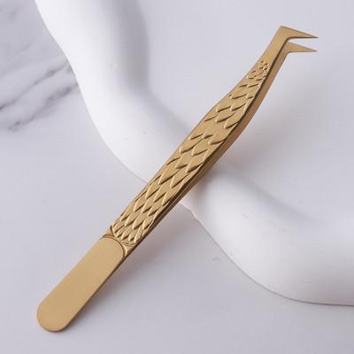 1 τεμάχιο Lashes Tweezers Eyelash Extension Clip από ανοξείδωτο ατσάλι για ανεμιστήρες όγκου αντιολισθητικές λαβίδες νυχιών υψηλής ακρίβειας Εργαλεία μακιγιάζ