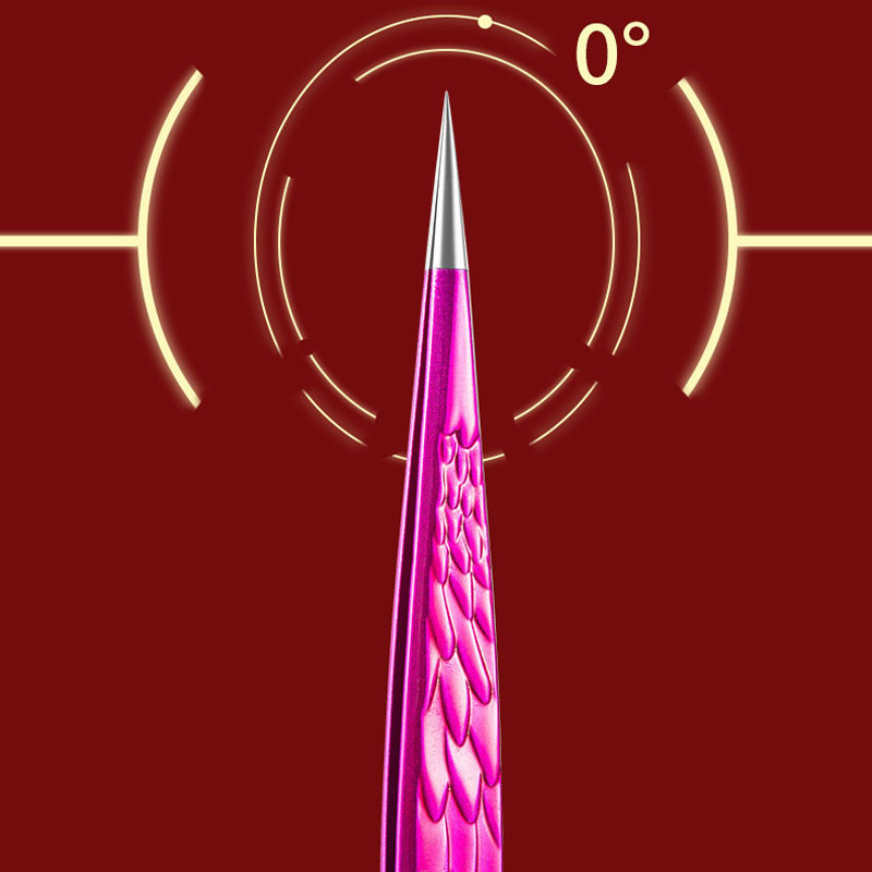 1 τεμάχιο Lashes Tweezers Eyelash Extension Clip από ανοξείδωτο ατσάλι για ανεμιστήρες όγκου αντιολισθητικές λαβίδες νυχιών υψηλής ακρίβειας Εργαλεία μακιγιάζ