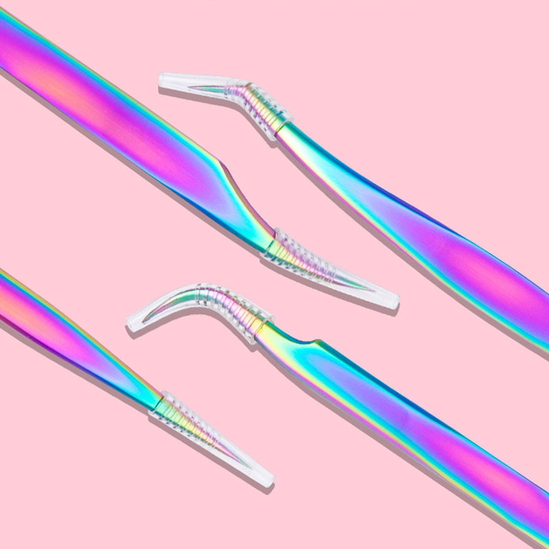 1 бр. пинсети за мигли, свръхтвърди пинсети от неръждаема стомана, антистатични щипки за удължаване на мигли, пинсети за вежди, част за ноктопластика