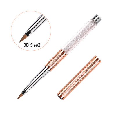 BQAN 9 stiilis küünekunsti pintsel kivist käepideme gradiendiga küünepintsli joon maalimispintslid küünekristall-akrüülvooderdusega joonistuspliiats