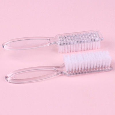 Εργαλείο νυχιών Λαβή ενίσχυσης νυχιών Διάφανη βούρτσα Πολύχρωμη πολυλειτουργική βούρτσα νυχιών Βούρτσα καθαρισμού νυχιών Βούρτσα σκόνης
