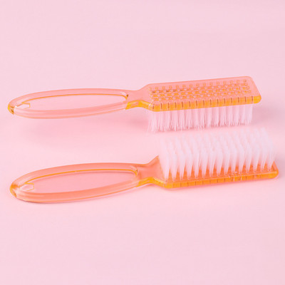 Εργαλείο νυχιών Λαβή ενίσχυσης νυχιών Διάφανη βούρτσα Πολύχρωμη πολυλειτουργική βούρτσα νυχιών Βούρτσα καθαρισμού νυχιών Βούρτσα σκόνης