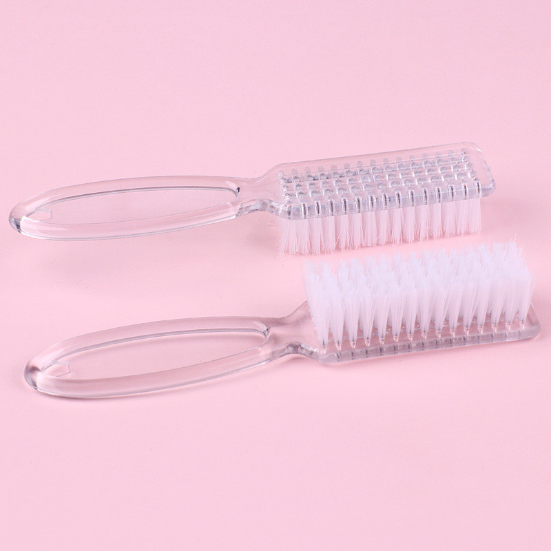 Εργαλείο νυχιών Λαβή ενίσχυσης νυχιών Διάφανη βούρτσα Πολύχρωμη πολυλειτουργική βούρτσα νυχιών Βούρτσα καθαρισμού νυχιών Βούρτσα σκόνης