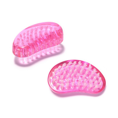 KADS Nail Cleaning Brush Hand Fingernail Brush Cleaner Scrub Brush for Toes Nails Cleaner Dust Remover Pedicure Scrubbing Tool