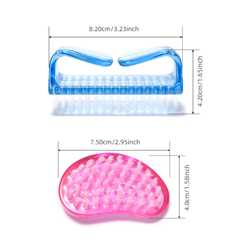 KADS küünepuhastushari Käte küüneharja puhastusvahend varvaste küünte puhastaja tolmueemaldaja pediküüri puhastusvahend