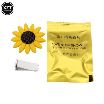 Car Fashion Multiflora Sunflower Έξοδος αέρα αυτοκινήτου Αρωματικό κλιπ αρώματος Αποσμητικό αέρα Διαχύτης