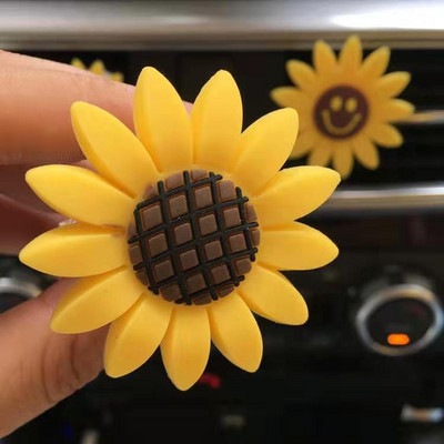 Car Fashion Multiflora Sunflower Έξοδος αέρα αυτοκινήτου Αρωματικό κλιπ αρώματος Αποσμητικό αέρα Διαχύτης