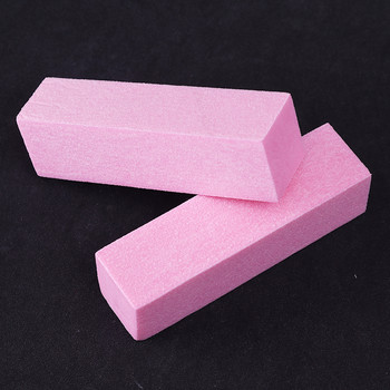 Pink White Полиращи шлифовъчни пили Block Pedicure Manicure Care Sponge Nail Art Buffer Grindig Polishing No Hurt Инструменти за ноктопластика