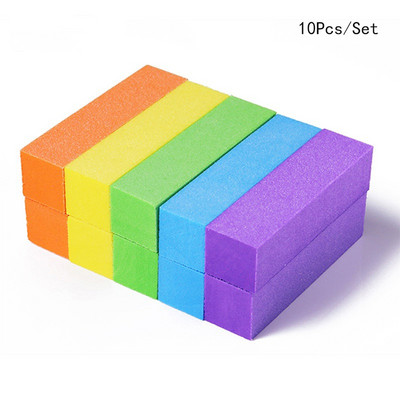 Rozā balta pulēšana slīpēšanas vīles Bloku pedikīrs manikīrs kopšanas sūklis nagu mākslas buferis Grindig pulēšana, lai nesāpētu nagu mākslas instrumenti