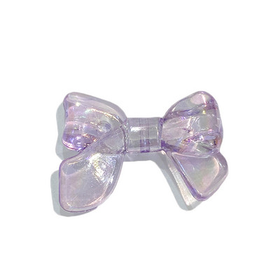 5db/tétel 24mmx32mm akril gyöngyök AB színű aranyos masni formájú távtartó gyöngyök ékszerkészítési kellékekhez karkötők barkács kiegészítők