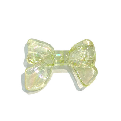 5db/tétel 24mmx32mm akril gyöngyök AB színű aranyos masni formájú távtartó gyöngyök ékszerkészítési kellékekhez karkötők barkács kiegészítők