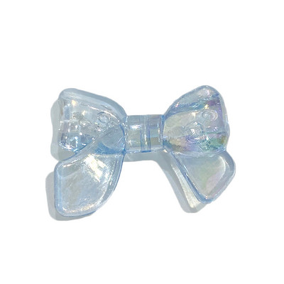 5db/tétel 24mmx32mm akril gyöngyök AB színű aranyos masni formájú távtartó gyöngyök ékszerkészítési kellékekhez karkötők barkács kiegészítők