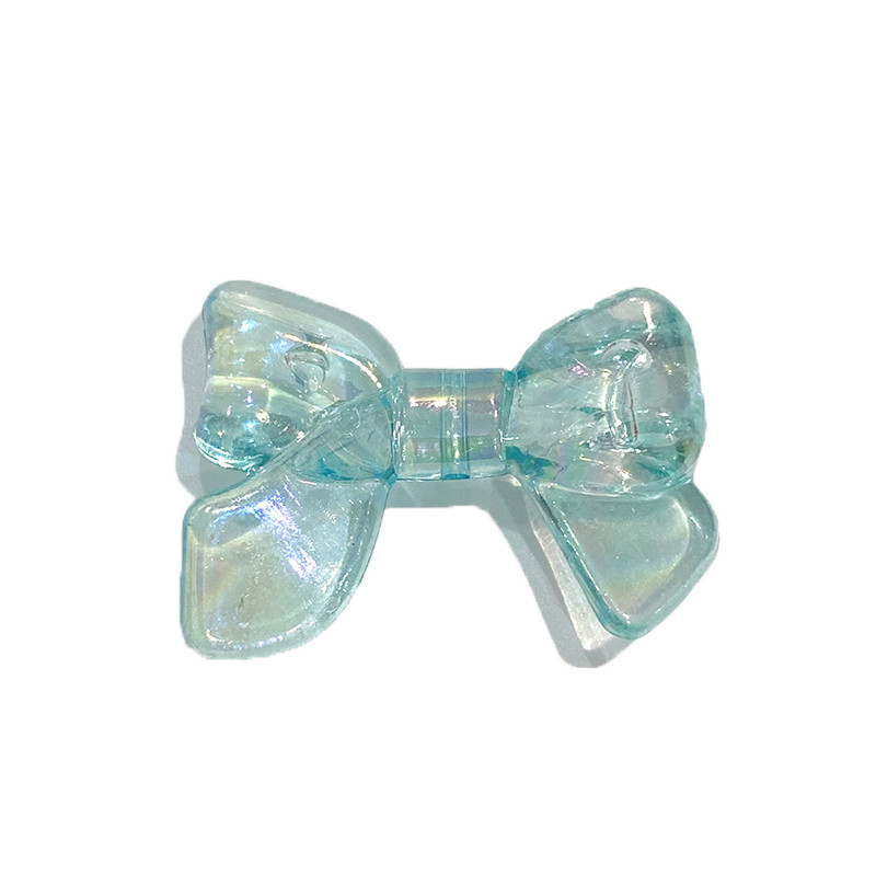 5db/tétel 24mmx32mm akril gyöngyök AB színű aranyos masni formájú távtartó gyöngyök ékszerkészítési kellékekhez karkötők barkács kiegészítők