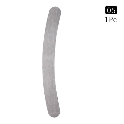 Half Moon asendusküüneviil 100/180/240 10tk must eemaldatav liivapaber roostevabast terasest käepidemega metallist lihvviilidega