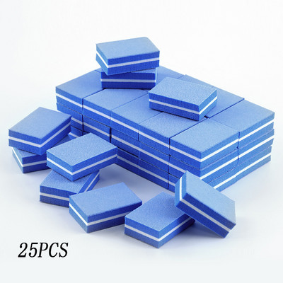 Mini polírozó csiszolóreszelők Blokk pedikűr manikűr ápolás Nail Art puffer lakk fehér körömreszelő körömdíszítés tippek manikűr pedikűr