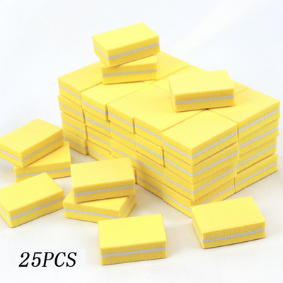 Mini polírozó csiszolóreszelők Blokk pedikűr manikűr ápolás Nail Art puffer lakk fehér körömreszelő körömdíszítés tippek manikűr pedikűr