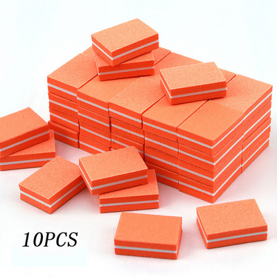 Mini polírozó csiszolóreszelők Blokk pedikűr manikűr ápolás Nail Art puffer lakk fehér körömreszelő körömdíszítés tippek manikűr pedikűr