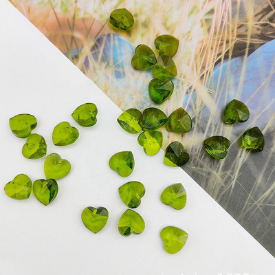 20 tk Südamekujuline 10mm 14mm lihvitud kristallklaasist pealispinnaga puuritud lahtised ripatsid Helmed ehete tegemiseks isetegemise käsitöö leiud