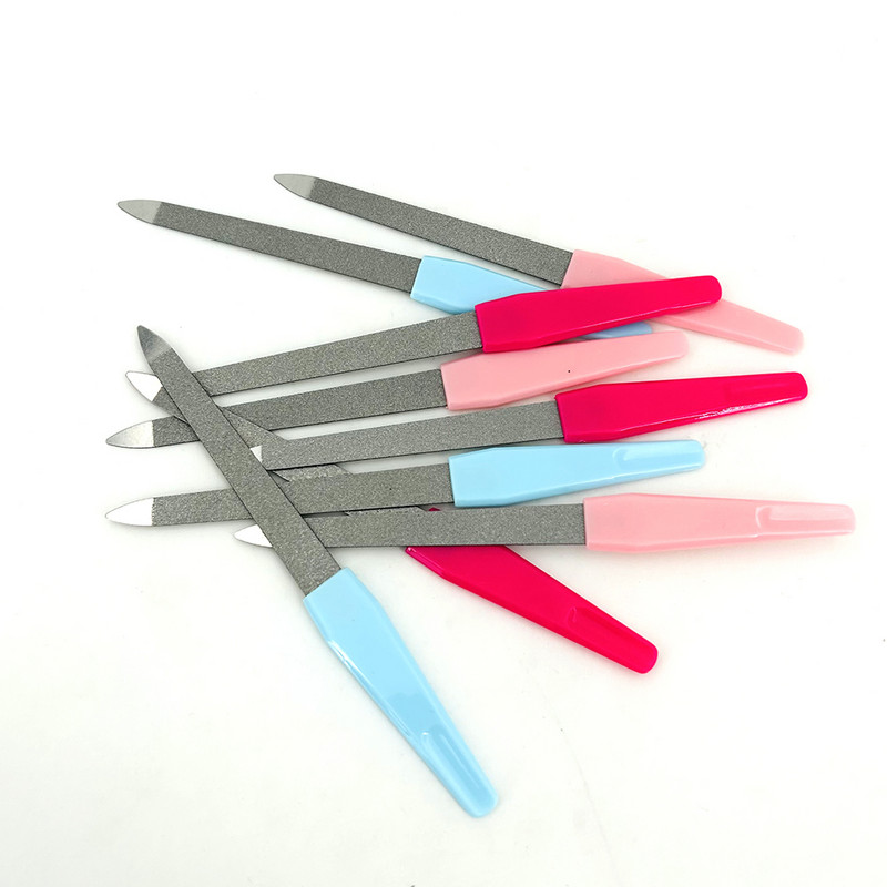 5 tk/komplekt metallist kahepoolsed küüneviilid must käepide Tugeva servaga maniküür teritav küünte hooldamine ilu pediküür küünte jalahooldus