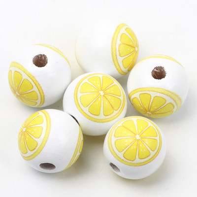 ÚJ természetes fagyöngyök rajzfilm aranyos többszínű mintás 15mm fehér kerek golyók gyöngyök ékszerkészítéshez barkács ékszer kiegészítők