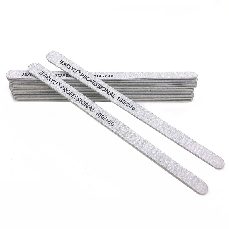 10 tk/partii puidust küüneviil 100/180/240 hall liivapaberi puhverplokk Professionaalne pediküüri maniküüri geelpoleerimisviilid Tööriistade komplekt