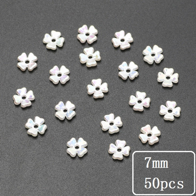 10-50 tk läbipaistvad lilled sulgedest akrüülist lahtised vahehelmed ehete valmistamiseks DIY käsitsi valmistatud käevõru kaelakee tarvikud