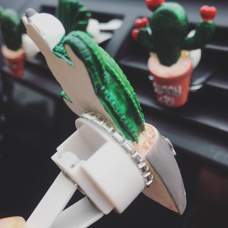 Creative 3D Simulation Plant Auto Konditsioneer väljalaskeava Dekoratsioon Parfüümiklambri värskendaja Auto Tuyere Lõhna Stiilikujundus Ornament