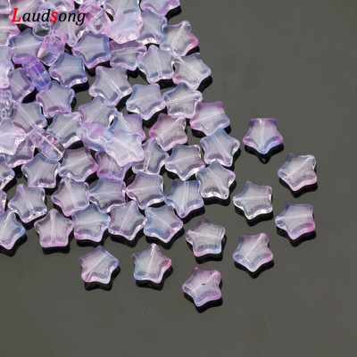 8 mm segatud AB gradient tähehelmed Tšehhi klaasist lahtised vahehelmed ehete valmistamiseks Käsitsi valmistatud kaelakee käevõru isetehtud tarvikud