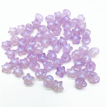 30 τμχ/Παρτίδα 11 mm Ακρυλικές χάντρες Srat Shaep Spaced Beads For Jewelry Making DIY Couple Charms βραχιόλι κολιέ αξεσουάρ