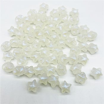 30 τμχ/Παρτίδα 11 mm Ακρυλικές χάντρες Srat Shaep Spaced Beads For Jewelry Making DIY Couple Charms βραχιόλι κολιέ αξεσουάρ