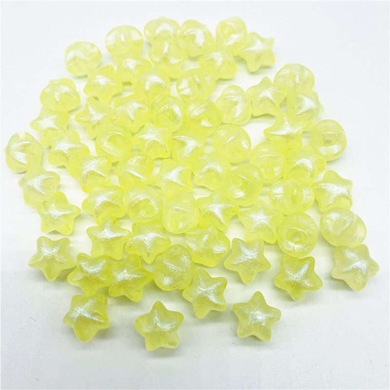 30 τμχ/Παρτίδα 11 mm Ακρυλικές χάντρες Srat Shaep Spaced Beads For Jewelry Making DIY Couple Charms βραχιόλι κολιέ αξεσουάρ