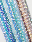 1 kiuduga 2x4mm värviline riisitilga kujuga AB kate Lihvitud klaashelmed ehete jaoks Ehete valmistamine Isetehtud helmed Ehete hulgimüük