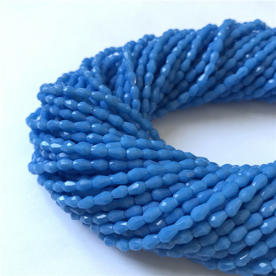 1 kiuduga 2x4mm värviline riisitilga kujuga AB kate Lihvitud klaashelmed ehete jaoks Ehete valmistamine Isetehtud helmed Ehete hulgimüük