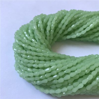 1 kiuduga 2x4mm värviline riisitilga kujuga AB kate Lihvitud klaashelmed ehete jaoks Ehete valmistamine Isetehtud helmed Ehete hulgimüük