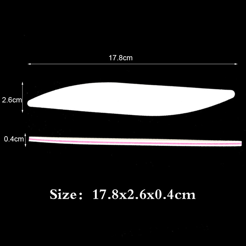 9 τμχ Λευκή λίμα νυχιών Buffer Block 100/180 Professional Crescent Moon Design Lime Manicure UV Gel Βερνίκι Γυαλόχαρτο Βερνίκι νυχιών