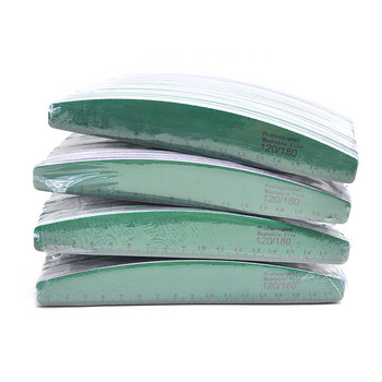 5 τμχ/Παρτίδα Νέα λίμες νυχιών υψηλής ποιότητας 120/180 Επαγγελματική λίμα που πλένεται Πράσινη λείανση Νυχιών στίλβωσης Buffer Tools Σετ μανικιούρ