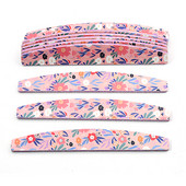 5/10 τμχ Θραυσματισμένη λίμα νυχιών 100 180 Grit Professional γυαλόχαρτο νυχιών Buffer Block Pedicure Manicure Polishing Tools Χονδρική