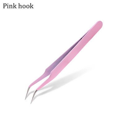 Set pinceta za trepavice u boji slatkiša za pincete za produljenje trepavica od nehrđajućeg čelika visoke preciznosti