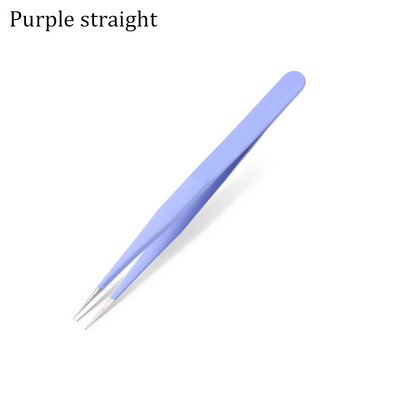 Set pinceta za trepavice u boji slatkiša za pincete za produljenje trepavica od nehrđajućeg čelika visoke preciznosti